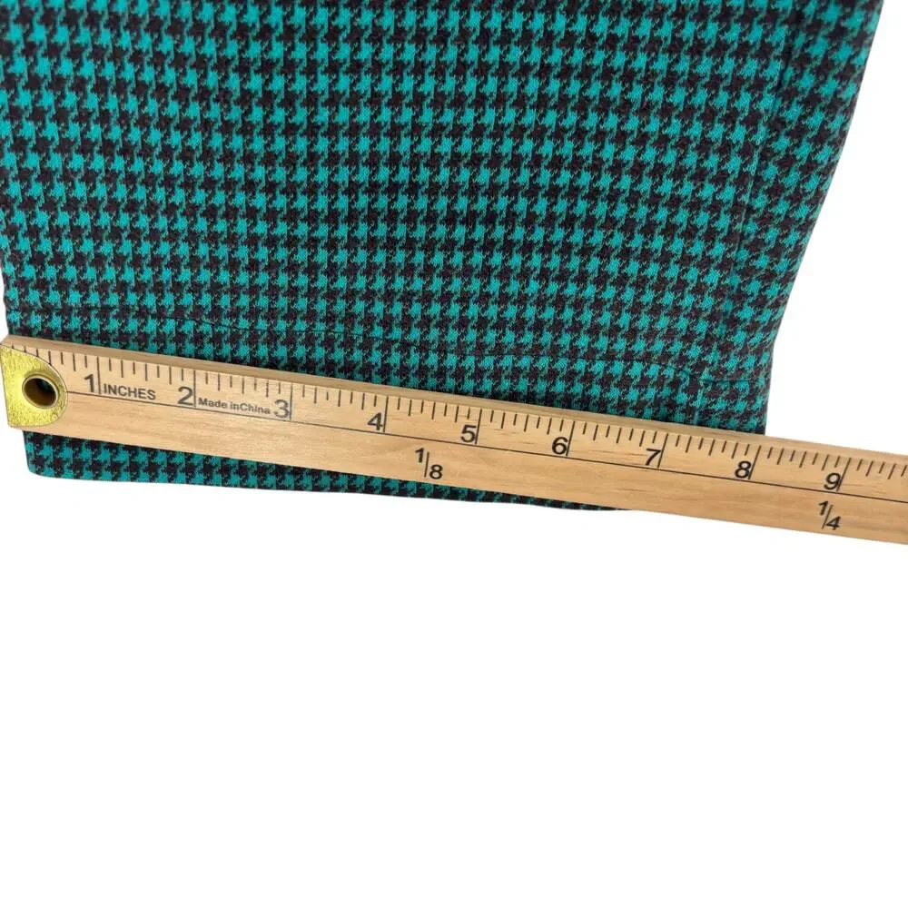 Draper's & Damon's Soft Knit Houndstooth Check Pull On Pants‎ Medium
